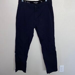 Good & Fellow slim fit navy blue NWOT size 31 waist 30 length